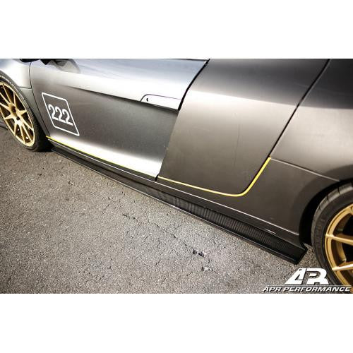 APR Carbon Fiber Side Rocker Extension 2006-2015 Audi R8