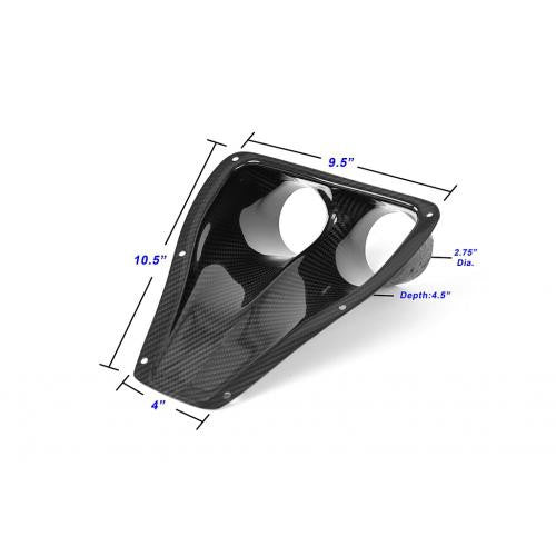 APR Carbon Fiber NACA Duct Dual Type