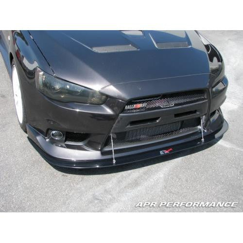 APR Carbon Fiber Wind Splitter 2008-2016 Mitsubishi Evo 10 (With Factory Aero Lip)