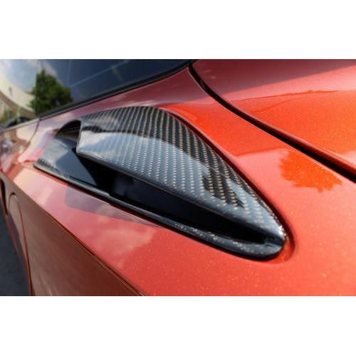 2015-2019 Chevrolet Corvette C7 Z06 / Stingray / Grand Sport Carbon Fiber Quarter Panel Intake Vents