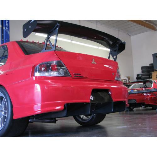 APR Carbon Fiber Mitsubishi/Evil-R Kit Rear Diffuser With APR Widebody Kit Bumper Only