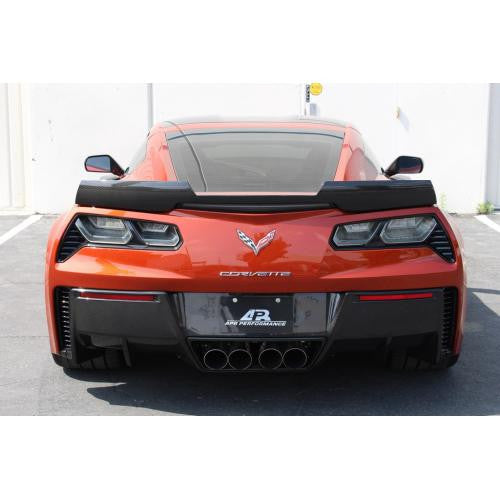 APR Carbon Fiber Rear Deck Spoiler 2015-2019 Chevrolet Corvette C7 Z06 Track Pack Without APR Wickerbill