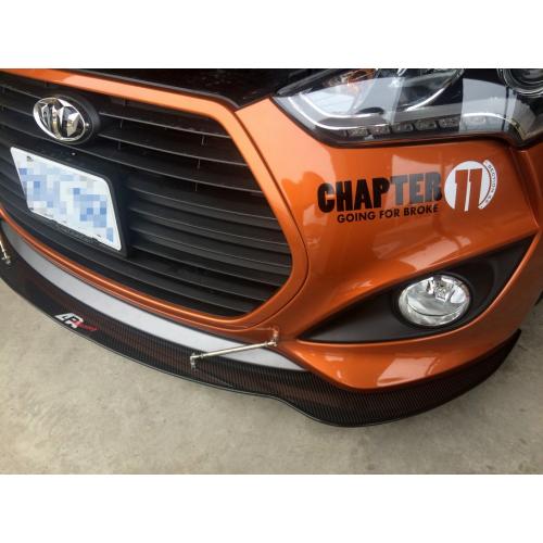 APR Carbon Fiber Wind Splitter 2013-2018 Hyundai Veloster