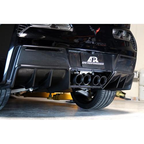 APR Carbon Fiber 2014-2019 Chevy Corvette C7 Z06 (without Undertray) Rear Diffuser Version II