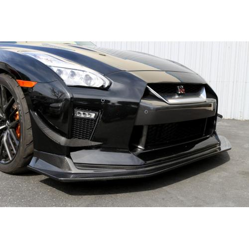 APR Carbon Fiber Front Bumper Canard Set 2017-2022 Nissan GT-R R35