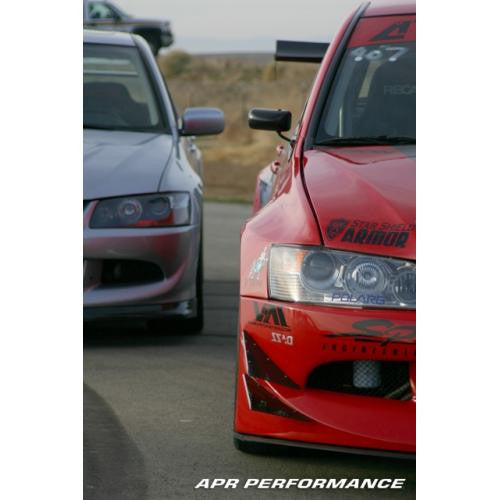 Carbon Fiber 2003-2007 Mitsubishi Evolution Formula 3 Mirror Black