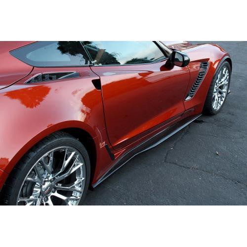 APR Carbon Fiber Side Rocker Extension 2015-up Chevrolet Corvette C7 Z06