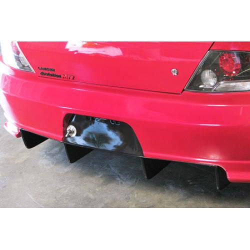 APR Carbon Fiber Mitsubishi/Evil-R Kit Rear Diffuser With APR Widebody Kit Bumper Only