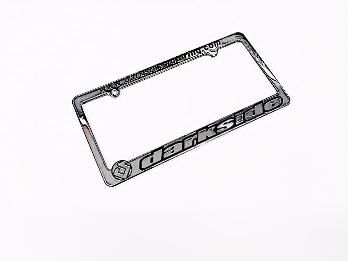 Darkside Motoring Chrome License Plate Frame