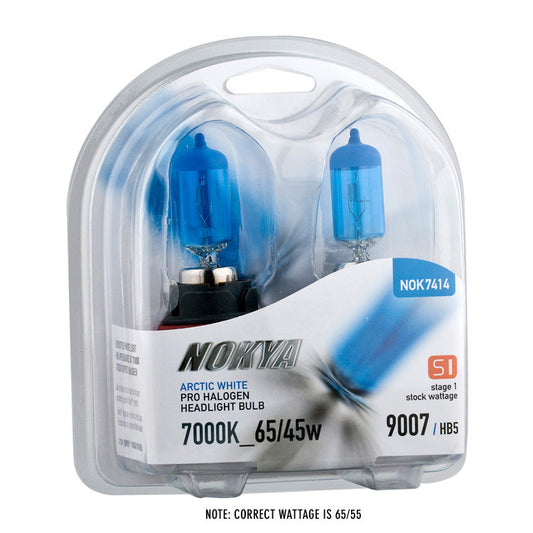 Nokya Arctic White 7000K Stage 1 Halogen Bulb 9007 / HB5 65/55W