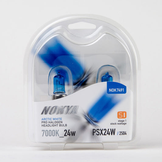 Nokya Arctic White 7000K Stage 1 Halogen Bulb PSX24W / 2504 24W