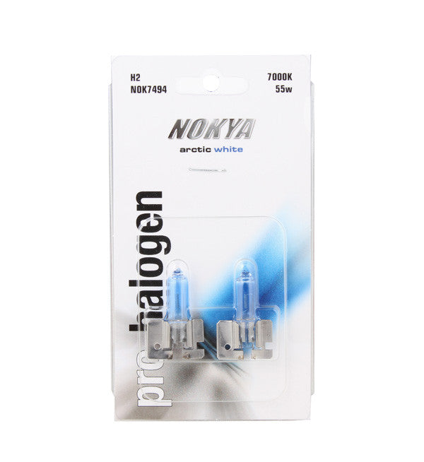 Nokya Arctic White 7000K Stage 1 Halogen Bulb H2 55W