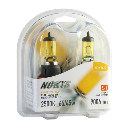 Nokya Hyper Yellow 2500K Stage 1 Halogen Bulb 9004 / HB1 65/45W