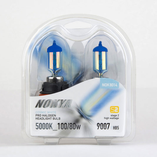 Nokya Cosmic White 5000K Stage 2 Halogen Bulb 9007 / HB5 100/80W