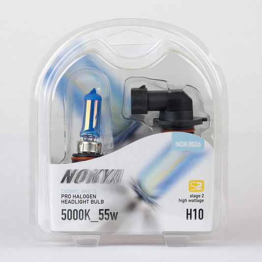 Nokya Cosmic White 5000K Stage 2 Halogen Bulb H10 55W