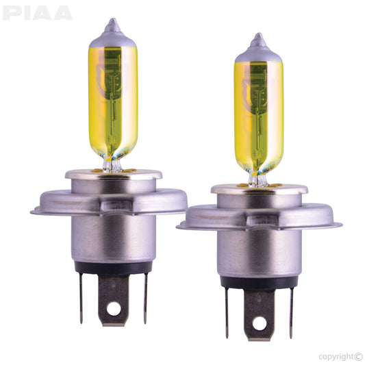 PIAA Solar Yellow Twin Pack Halogen Bulb H4 (9003) 60/55W