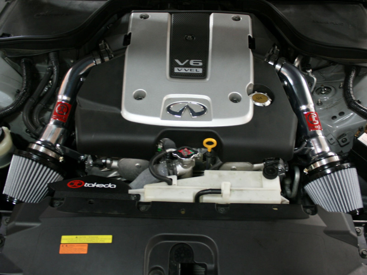 Takeda Stage 2 Dry Retain Short Ram Air Intake 2008-13 Infiniti G37 Coupe / 2014-up Q60 V6 3.7L