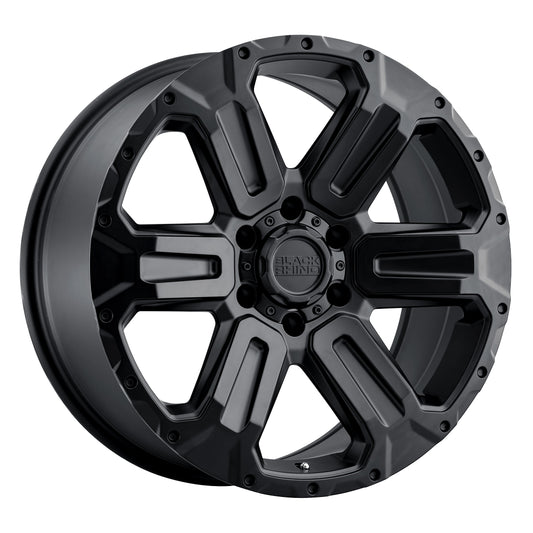 18x9.0 Black Rhino Wanaka Matte Black