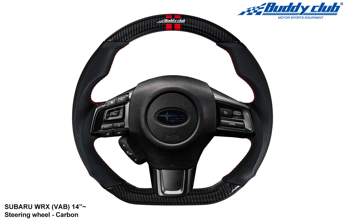 Buddy Club Racing Spec Steering Wheel Carbon 2015+ Subaru WRX/STI